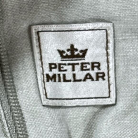 Peter Millar Men 32 x 29 Gray Flat Front Linen Blend Pants Golf Casual Trousers - Picture 3 of 7